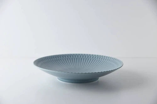 小田陶器 深皿21cm 灰藍色 | 美濃燒